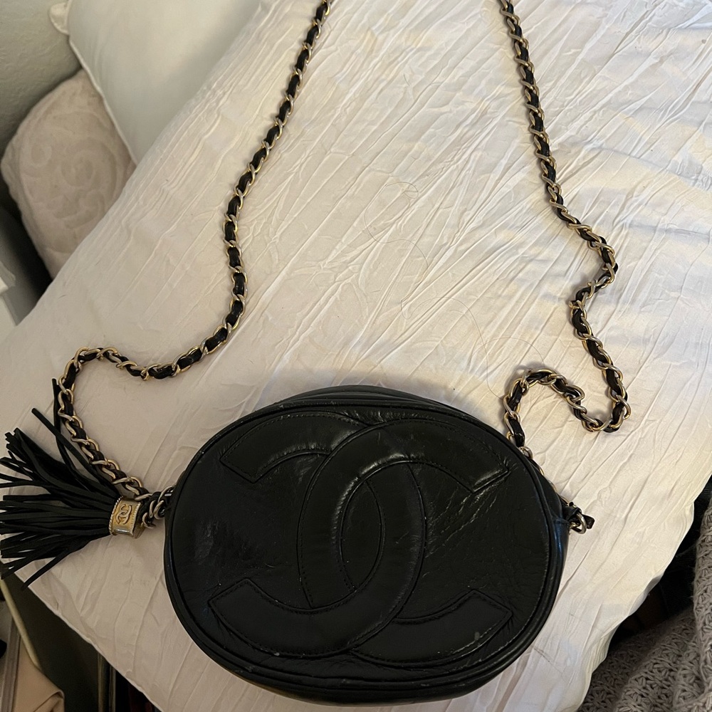 Vintage Chanel Tassel Crossbody Bag